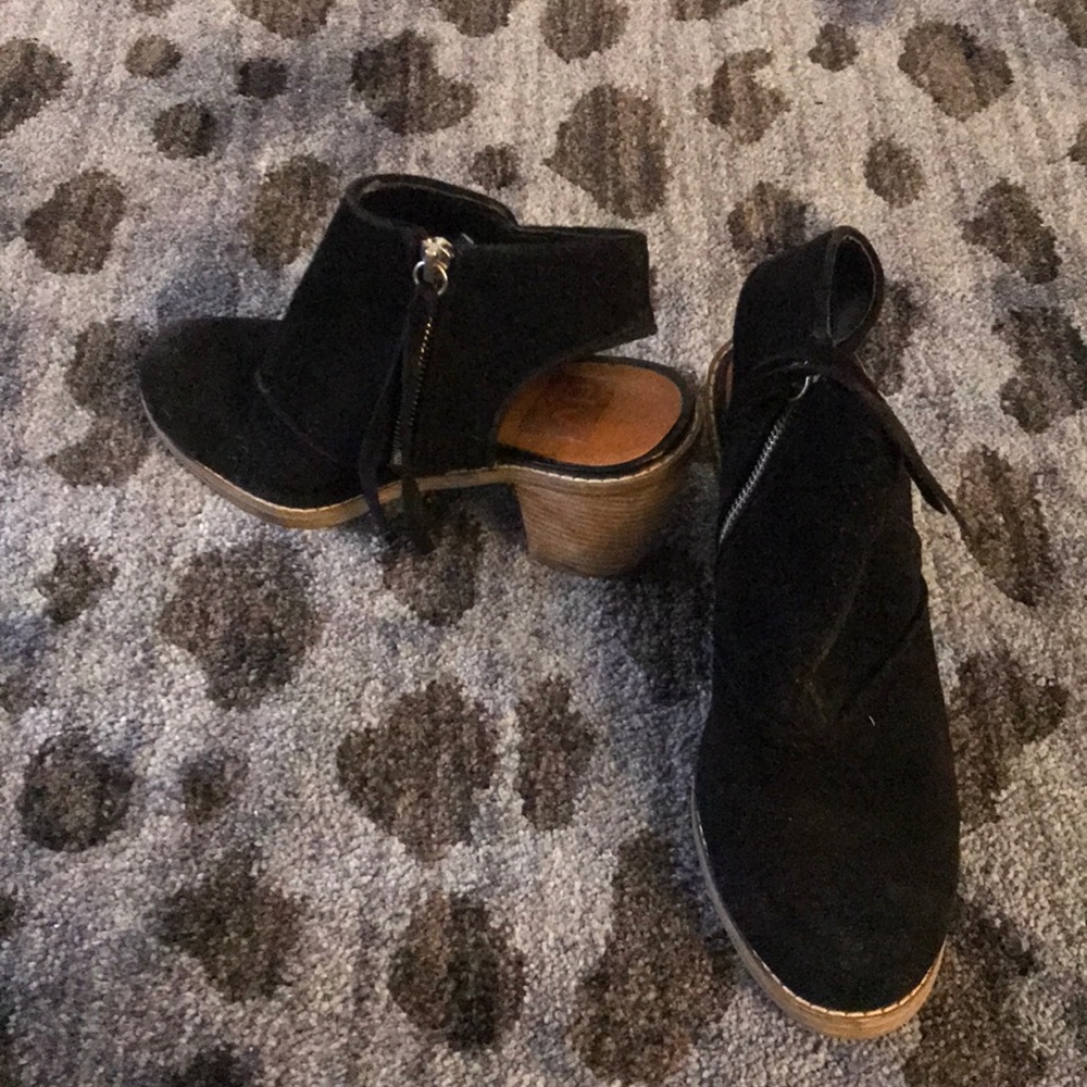 Dolce Vita Spring bootie open back heel